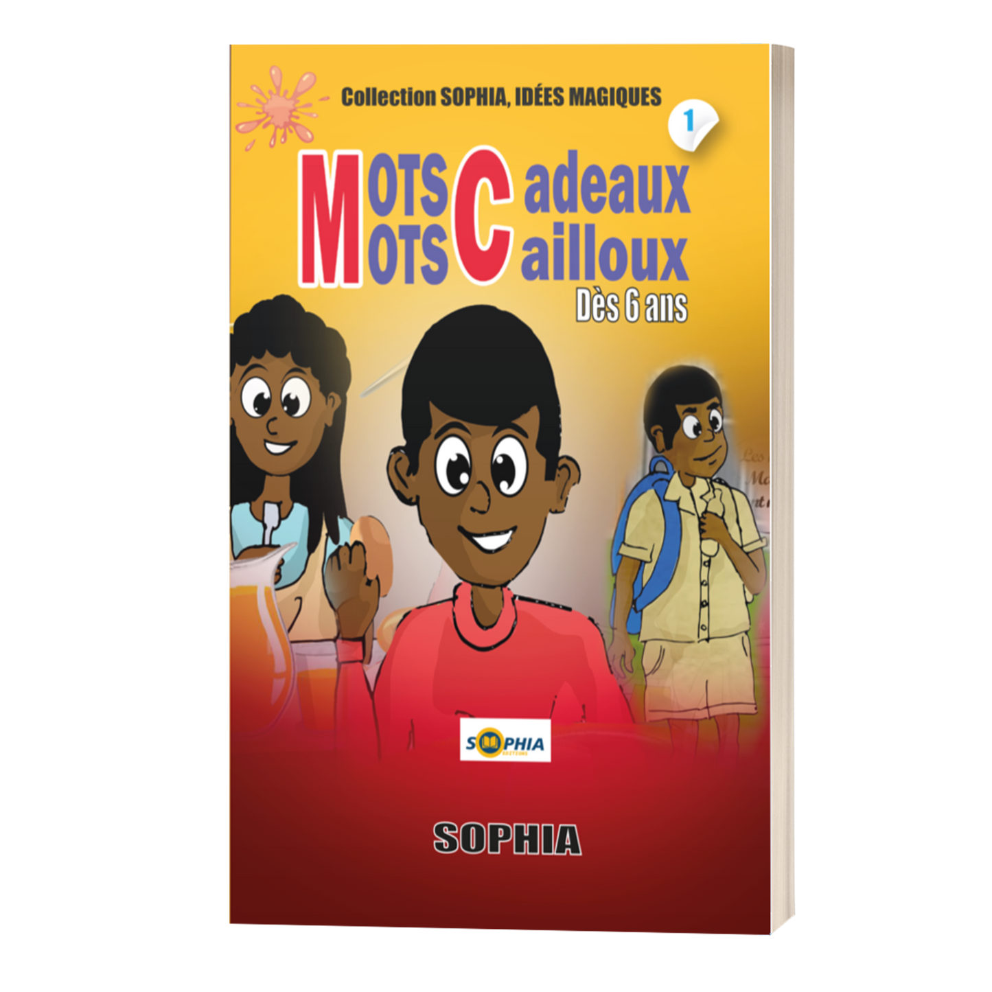 MOTS CADEAUX, MOTS CAILLOUX - Livre éducatif pour enfants sur le harcèlement scolaire – Apprendre à répondre aux mots blessants